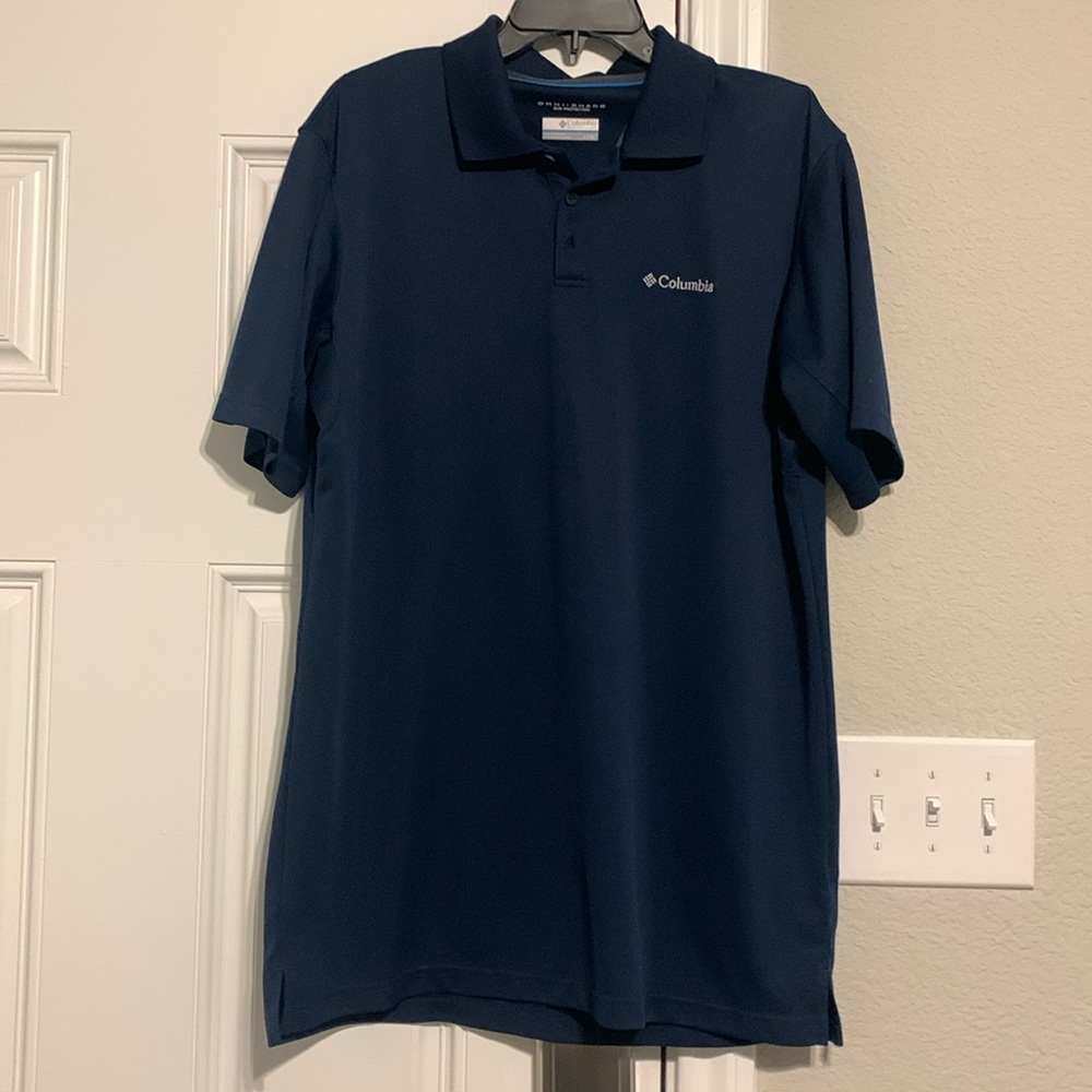 Men's Navy Columbia Thistletown Hills Polo
